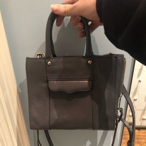 Grey mini purse